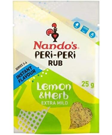 Nando'S Peri Peri Rub Medium Bundled With Lemon And Herb Hot And Smokey Bbq Medium - Buy Online on GoSupps.com