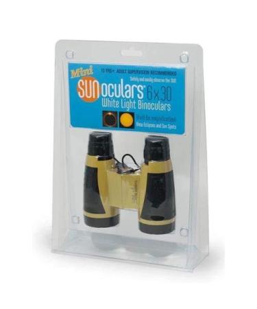 LUNT SOLAR SYSTEMS - Yellow 6x30 Magnification Sunoculars, Compact & Portable White Light Solar Binoculars, Safe Solar Viewing, Observing Sunspots, Eclipses, and Planetary Transits (Mini) Mini Yellow - Buy Online on GoSupps.com