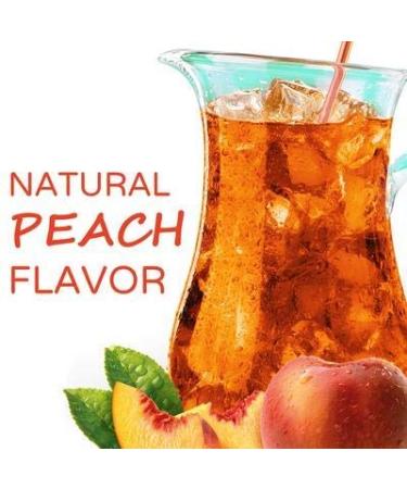 Crystal Light Peach Tea Sticks 16 ct 4.55 oz - Pack of 2 | Refreshing Zero Calorie Drink Mix - Buy Online on GoSupps.com