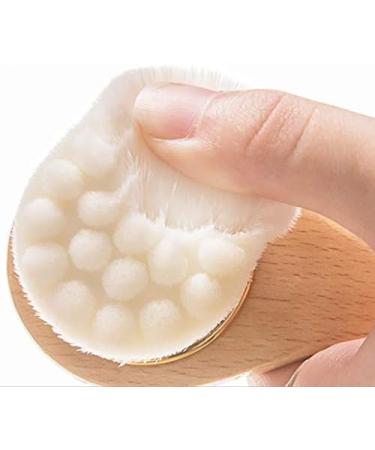 Tovmekdjn Bamboo Wood Handle Cleansing Brush Tools Soft Fber Hair Manual Face Brush Cleaning Face Brushes Skin Care - D - Buy Online on GoSupps.com