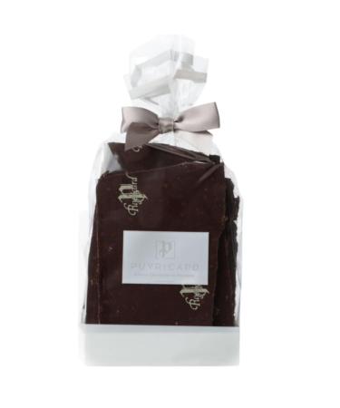 Blocks of dark chocolate and feuillantine 250g