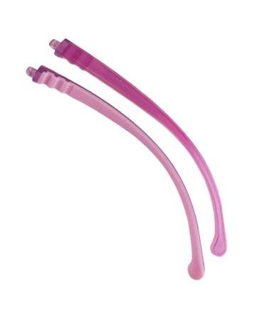 Qdragvoi Exchange of the glasses brackets Vintage glasses replacement brackets* glasses bone glasses 1 pair of purple pink silicone material glasses replacement bricks glasses plastic for children parent