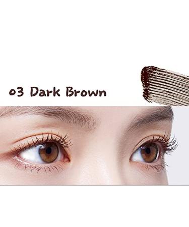 Coringco Waterproof Korean Mascara - Long Lasting Curling Volume in Dark Brown - Buy Online on GoSupps.com