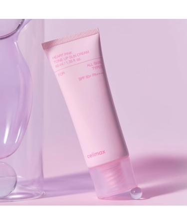  celimax Heart Pink Tone Up Sun Cream SPF50+ PA++++ 40ml - Buy Online on GoSupps.com
