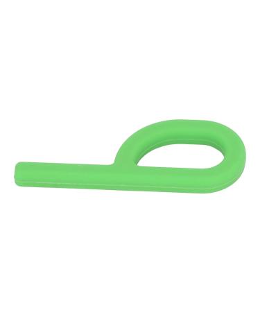 P-Shape Silicone Sensory Cake Stream - Enhances Chewing & Oral Muscle Rehab - Easy to Use Green Chew Tool - Buy Online on GoSupps.com