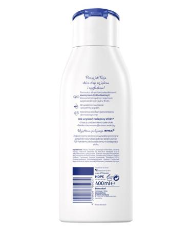 NIVEA Soothing Body Lotion Q10 Plus 400 ml - Hydrating Skin Care for All Skin Types | International Shipping Available - Buy Online on GoSupps.com
