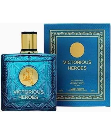 Victorious Heroes Blue Eau De Toilette 3.0 oz EDT Cologne Pour Homme