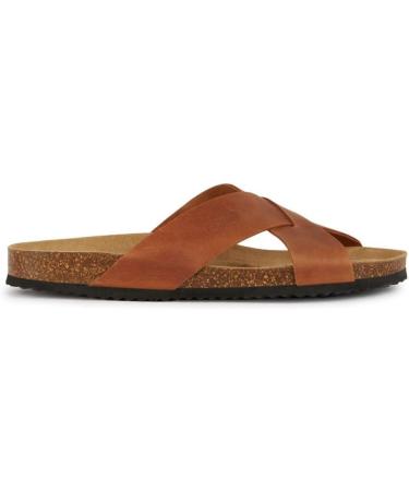 Geox Men's U Ghita D Slide Sandal 43 EU - Light Brown | Comfortable Fashion Footwear for Every Occasion - Buy Online on GoSupps.com