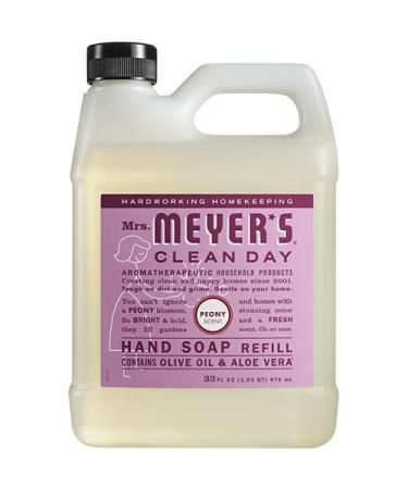 MRS. MEYER'S CLEAN DAY Peony Liquid Hand Soap Refill 33 oz (3 Pack) - Buy Online on GoSupps.com