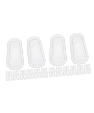 Gleavi 40 pairs of non-slip nose pads made of silicone air chamber-nose pads nose bends for glasses air chamber made of silicone nose bends for sunglasses.