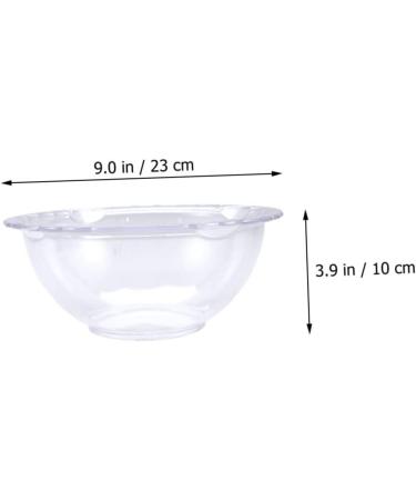 minkissy 3 Pcs Lace Washbasin Wash Basin Camping Wash Basin Small Bowl Cosmetics Home Face Basin Mutitool Bathroom Plastics Basin Kitchen Washing Basin Dish Wash Pp Massage Basin Spa 1 count (Pack of 1) Transparentx3pcs - Buy Online on GoSupps.com