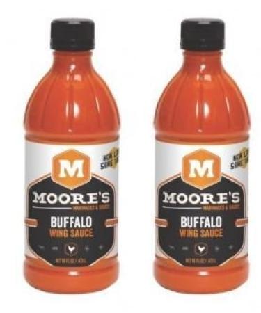 Moore Sauce Wing Buffalo 16 oz (Pack of 2)