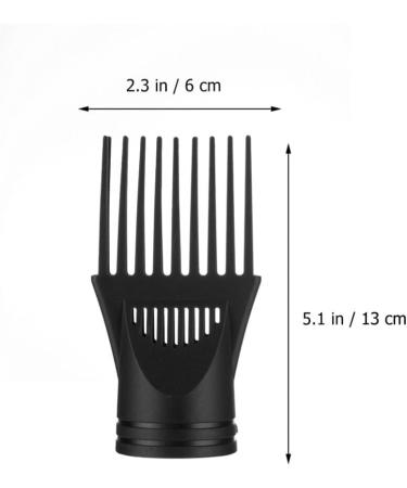 FRCOLOR 5pcs Hair Dryer Comb Straight Hair Dryer Nozzle Hair Dryer Concentrator Nozzle Hair Styling Nozzle Universal Blow Dryer Comb Attachment Styling Comb Plastic Dry Clothes Hair Comb - Buy Online on GoSupps.com