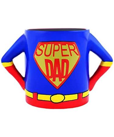 BARGAINS-GALORE Super DAD Mug Tea Coffee HOT Drink Kitchen Novelty Birthday Present Xmas Gift