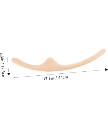 Buy Hapinary Wooden Massage Roller & Gua Sha Tool - Natural Body Pressure Point Device for Women - Buy Online on GoSupps.com