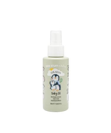 Kids Stuff Baby | Baby Oil 100ml | 100% Natural | Organic Lavender Oil | Suitable for Newborn Skin | Dermatologically & Paediatrician Approved | Kind to Sensitive Skin | Vegan | Cruelty-Free