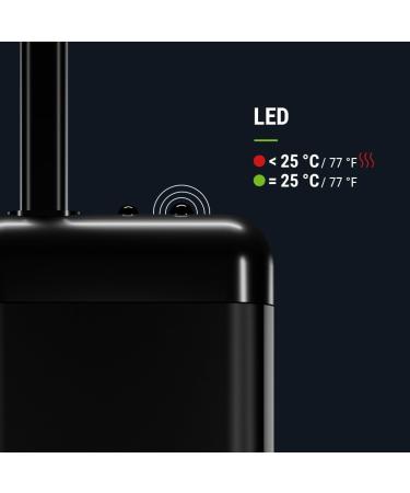 Dennerle Nano Heater 50W - Fully Electronic Aquarium Heater for 35-55L Tanks - Buy Online on GoSupps.com