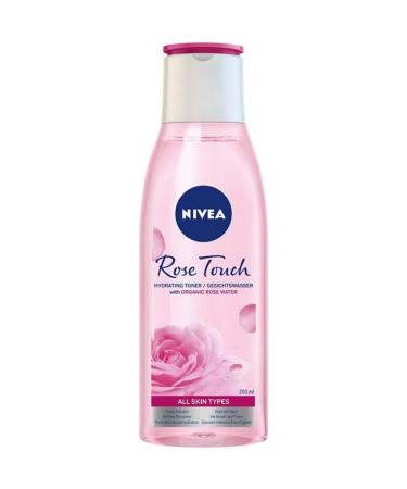 NIVEA Rose Touch Face Moisturizing Facial Toner with Organic Rose Water 200ml