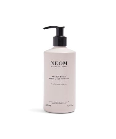 NEOM Energy Burst Hand & Body Lotion 300ml | Grapefruit Lemon & Rosemary | Nourish & Soften