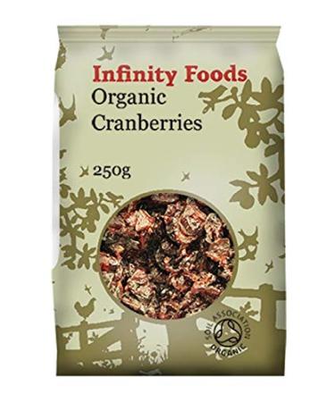 Infinity Foods Organic Dried Cranberries 250g