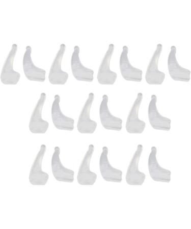 Leeadwaey 10 Pairs Anti-Slip Eyeglass Ear Hooks - Clear Temple Holders for Glasses | International Shipping Available - Buy Online on GoSupps.com