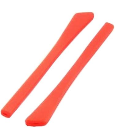 Celika glasses holder glasses spare bars anti-slip-eared hooks 1 pair of silicone glasses hinge end tips glasses ear pads hose replacement red