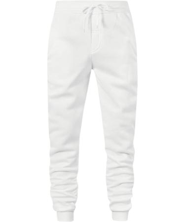 Hanxiulin Men's Training Suit Casual Zipper Jogging Set | Autumn & Winter Leisure Wear | XL White - Buy Online on GoSupps.com