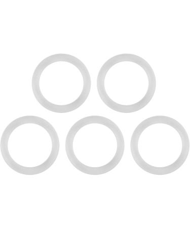 Alomejor Baby Pacifier O-Rings - 20pcs Silicone Safe Dummy Clips & Adapter Holder for Babies | Transparent Durable & Secure - Buy Online on GoSupps.com