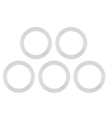 Buy 20 Safe Silicone O-Rings Baby Pacifier Clips - 2.5 cm Transparent Adapter for Baby Soothers - Buy Online on GoSupps.com