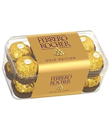 Ferrero Rocher Gold-Edition 16 pezzi Milk chocolate with hazelnuts 200 g