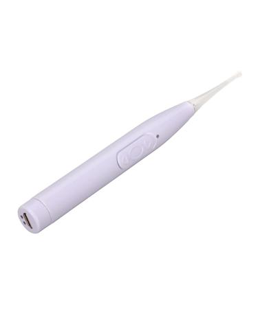 Kids Ear Spoon LED Ear Pick Spoon USB Rechargeable Round Tip Purple for Home