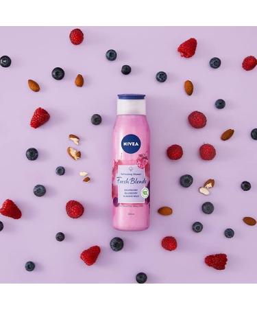 NIVEA Fresh Blends Raspberry Shower Gel (300ml) - Vegan Women's Shower Gel with Natural Fruit Extracts - Buy Online on GoSupps.com