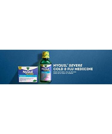 Vicks NyQuil Cough Cold Flu Nighttime Relief (Severe Original 3 PK) - Fast Relief - Buy Online on GoSupps.com