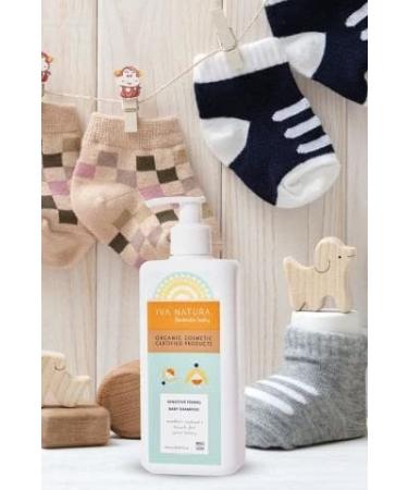 IVA NATURA Organic Sensitive Fennel Baby Shampoo with Chamomile Extracts - 11.83 fl oz - Buy Online on GoSupps.com