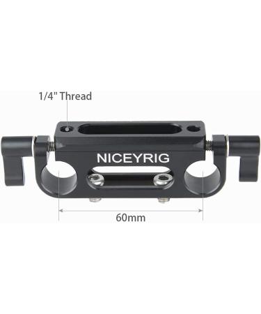 NICEYRIG 15mm Rod Clamp with NATO Rail for Rod Railblock Support System - DSLR Camera Cage Compatible - 333 - Buy Online on GoSupps.com