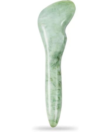 Jade Acupressure Gua Sha Scraper | Trigger Point Massage Tool for Body Relaxation & Pain Relief - International Shipping Available - Buy Online on GoSupps.com