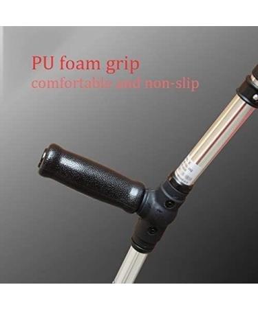 Forearm Crutches Adjustable Forearm Crutches - Lightweight Cuff Crutch - Adjustable Comfortable on The Wrist Replaceable Rubber Tips Gray Li - Buy Online on GoSupps.com