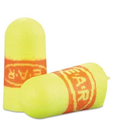 3M-Commercial Tape Div 3121256 33NRR Ear Soft Super Fit Single-Use Earplugs Cordless - Yellow & Red