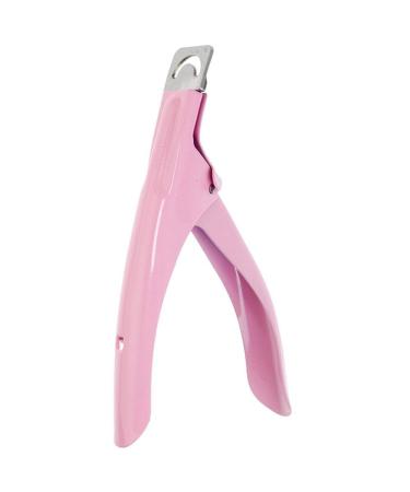Restly(TM) Acrylic False Nail Tip Clipper Cutter Pink