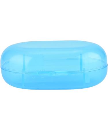 Silicone Baby Toothbrush | Child Safe Finger Toothbrush with Storage Box (Blue) - Best for Teething & Oral Care - Buy Online on GoSupps.com