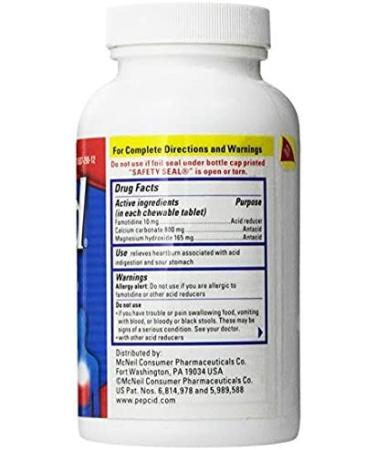 Pepcid Complete 100 Count Berry Chewable Tablets - Acid Reducer & Antacid - Buy Online on GoSupps.com