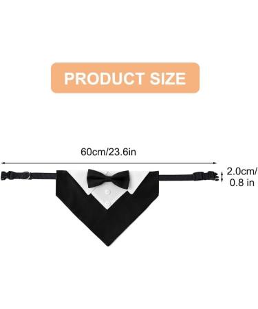 Dongker Adjustable Dog Smoking Bandana Collar | Wedding & Halloween Costumes for Small Medium & Large Dogs - Buy Online on GoSupps.com