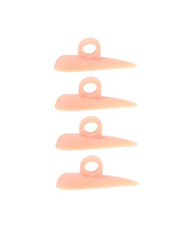 SEWOART 4pcs Middle Toe Support Pad Nursing Shoe Toe Protector Foot Protectors for Feet Toe Divider Toe Separators Relief Splint Protector Separators for Hammer Toe Pu
