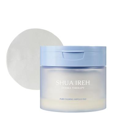 SHUA IREH Pure Calming Ampoule Pad Hydrating Toner Pads with Panthenol & Aloe Vera 100 Pads / 8.45 fl. oz.
