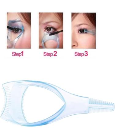 Mascara Shield Guard Mascara Applicator Guide Tool 3 in 1 Eye Shadow Shield Eyelash Lash Shields Mascara Guard Blue - Buy Online on GoSupps.com
