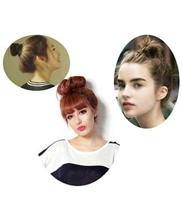 Demarkt Brown Knot Ring Hair Donut Pillow - 3 Piece Hair Bun Maker for Effortless Updos - Buy Online on GoSupps.com