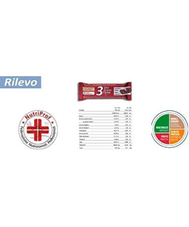  Rilevo Rilevo - 3 hours without hunger - 12 individual packs of starving bars with seeds cereal coated in dark chocolate (12 x 30 g) - Buy Online on GoSupps.com