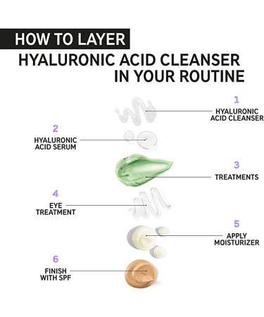 The INKEY List Hyaluronic Acid Cleanser 150ml - Hydrating Facial Cleanser for All Skin Types | International Shipping Available - Buy Online on GoSupps.com