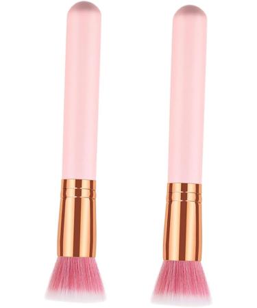 OHPHCALL 2pcs Cosmetics Brush Makeup Brishes Blush Brush Fine Bristles Highlighter Brush Makeup Brushs Wooden - Buy Online on GoSupps.com
