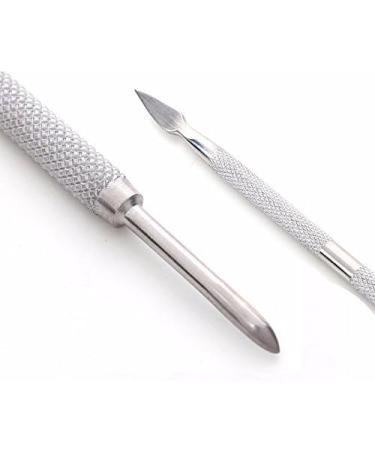 Nail Pusher Set - 3 Pieces Stainless Steel Nail Cuticle Spoon Pusher Remover Manicure Pedicure Tool Set - Buy Online on GoSupps.com